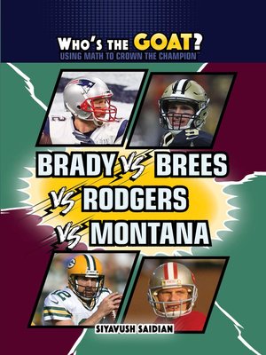 cover image of Brady vs. Brees vs. Rodgers vs. Montana